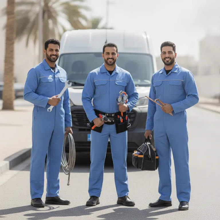 فني مضخات حرارية فريق في هور العنز